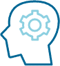 Working mind icon