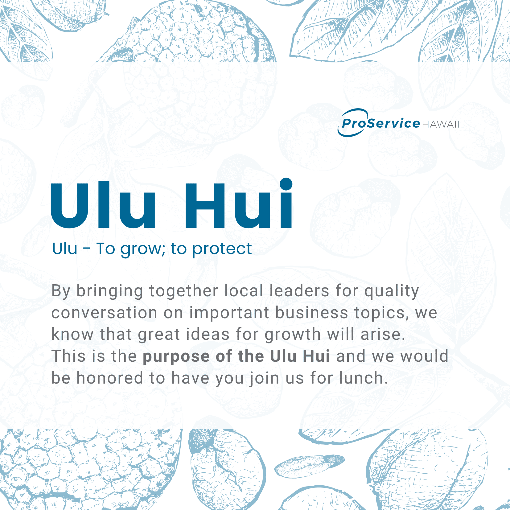 Ulu Hui Oahu Hosted by ProService Hawaii