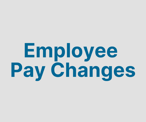 Pay Changes