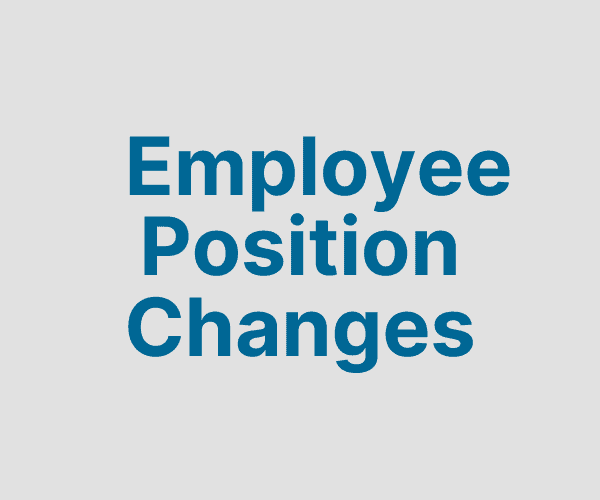 Employee Position Changes