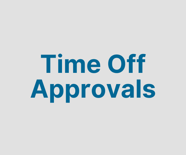 Time Off Approvals
