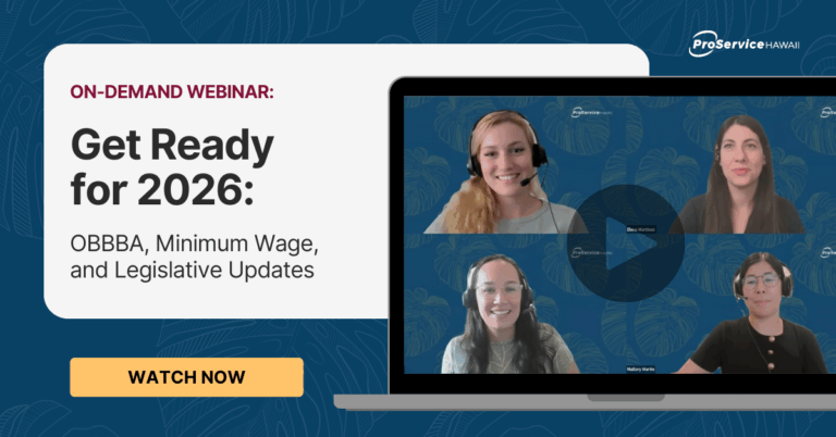 Get Ready for 2026: OBBBA, Minimum Wage, and Legislative Updates