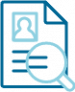 Examining documents icon