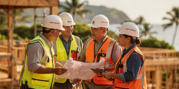 Construction Payroll Services in Hawaii: What Employers Should Know — Hawaii construction trades workers on a jobsite